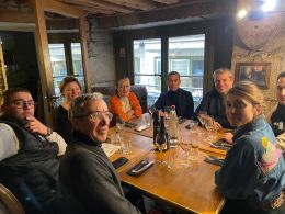 26 chefs d'entreprises au Restaurant A Cantina réunis par le Club Entreprises à Lyon Les Plaisirs Gourmands