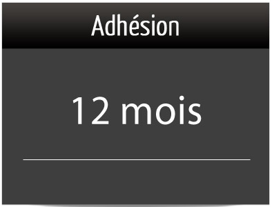 Adhésion 12 mois