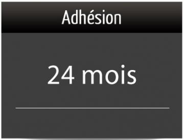 Adh&eacute;sion 24 mois