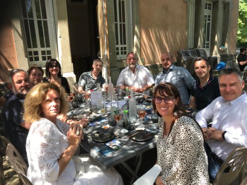 Le club entreprises à Lyon Les Plaisirs Gourmands avec le Réseau Solen réunissent 50 chefs d'entreprises au Manoir Sakana