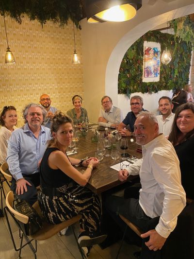 38 chefs d'entreprises réunis par le Club d'entreprises à Lyon au restaurant Canopee