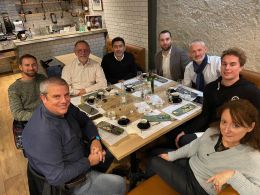 32 chefs d'entreprises réunis par le club entreprises à Lyon Les Plaisirs Gourmands au restaurant Milonga