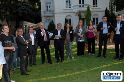 Un cadre idyllique pour cette Soirée Network au Restaurant du Château de la Tour