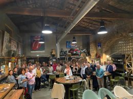 Plus de cinquante chefs d'entreprises encore réunis par le Club business à Lyon Les Plaisirs Gourmands au Comptoir D'Antonin à Craponne