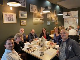 32 chefs d'entreprises réunis par le club entreprises à Lyon Les Plaisirs Gourmands au restaurant Milonga