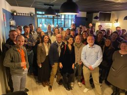 50 chefs d'entreprises réunis pour les 50 ans de Laurent Montmain, dirigeant du Club Entreprises à Lyon Les Plaisirs Gourmands