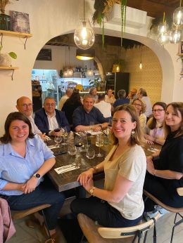 38 chefs d'entreprises réunis par le Club d'entreprises à Lyon au restaurant Canopee
